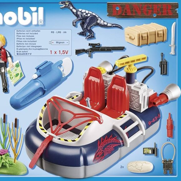 Playmobil - Dino Hovercraft with Underwater Motor #9435 New in Box - Picture 8 of 15